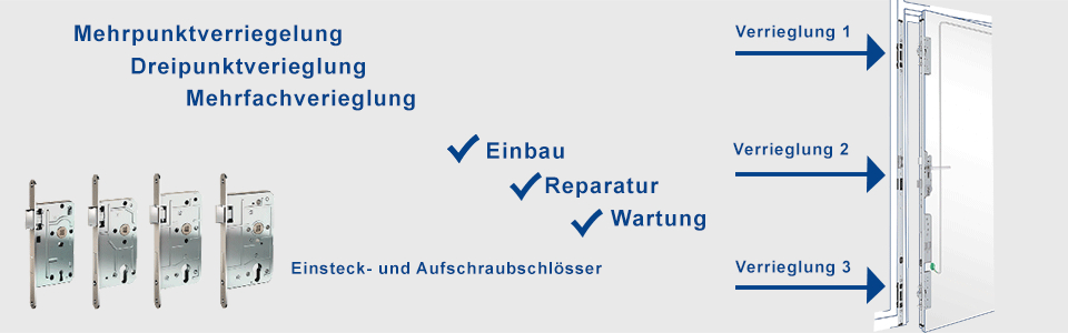 mehrfachverriegelung hauseingangstuer wohnungseingangstuer 4 rollzapfen 2 bolzen riegel schwenkhaken falle